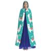 LIXLZH Alpaca Cactus Print Hooded Cloak Universal Adult Cape Witch Costume Halloween Costumes Carnival Cloak view 2