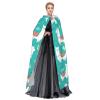 LIXLZH Alpaca Cactus Print Hooded Cloak Universal Adult Cape Witch Costume Halloween Costumes Carnival Cloak view 3