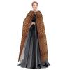 LIXLZH Wicker Woven Grid Print Hooded Cloak Universal Adult Cape Witch Costume Halloween Costumes Carnival Cloak view 3