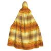 LIXLZH Wheat Field Print Hooded Cloak Universal Adult Cape Witch Costume Halloween Costumes Carnival Cloak view 1