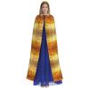 LIXLZH Wheat Field Print Hooded Cloak Universal Adult Cape Witch Costume Halloween Costumes Carnival Cloak view 2