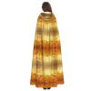 LIXLZH Wheat Field Print Hooded Cloak Universal Adult Cape Witch Costume Halloween Costumes Carnival Cloak view 4