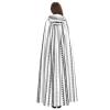 LIXLZH Triangle Stripes Bohemian Pattern Print Hooded Cloak Universal Adult Cape Witch Costume Halloween Costumes Carnival Cloak view 4