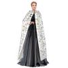 LIXLZH Animal Rabbit Fox Dee Print Hooded Cloak Universal Adult Cape Witch Costume Halloween Costumes Carnival Cloak view 3