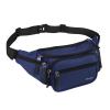 ProCase Fanny Pack Waist Packs for Men Women, Waist Bag Hip Pack for Travel Hiking Running Outdoor Sports -Navy, Large view 1