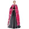 LIXLZH Valentine's Day Love Heart Print Hooded Cloak Universal Adult Cape Witch Costume Halloween Costumes Carnival Cloak view 3
