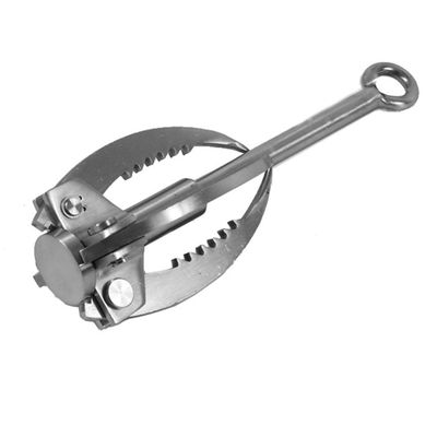Grapple Hook Grappling Hook, Stainless Steel Folding Grappling Hook Rock Climbing Claw Survival Tool Equipment for Outdoor Climbing Hiking
