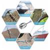 Grapple Hook Grappling Hook, Stainless Steel Folding Grappling Hook Rock Climbing Claw Survival Tool Equipment for Outdoor Climbing Hiking view 3