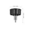 Happyyami Rotatable Pull Pin Spring Knob for Exercise Replacement Part for Fitness Equipment Smooth Design Compatible Multiple Models view 2
