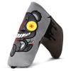 Big Crazy Golf Club Head Cover, Golf Head Covers, Funny Driver Headcover, Golf Club Covers, Unqiue Hybrid Headcover, Fairway Wood Head Covers, Golf Blade Mallet Putter Cover, Golf Gift Broken Bear view 1