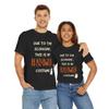This is My Halloween Costume Heavy Cotton Tee Unisex - Classic Fit Graphic T-Shirt - 100% US Cotton Black view 4