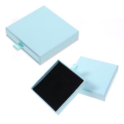 2 Pcs Bracelet Gift Box 3.1x3.1x0.7 Inch Small Jewelry Gift Box Cardboard Jewelry Boxes Square Necklace Earring Bracelet Gift Boxes Small Gift Boxes for Bracelets Necklaces Earrings Jewellery Gift