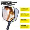 Custom Pickleball Paddles Covers Add Your Own Logo Text Picture Design Paddles Case Rackets Cover Holder Sleeve Case Protector Personalized Rackets Padded Beige 8.5x11.5inch view 2