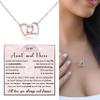 Chiside To My Niece Necklace From Aunt, Necklace For Niece From Aunts, Birthday Gifts For Nieces Adult, Gifts For Her On Christmas Graduation, Nieces Auntie Necklaces With Message Card view 2