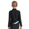 Freebily Kids Girls Figure Ice Skating Training Outerwear Jacket Sparkly Long Sleeve Zipper Ice Skating Top Light Blue 16 Years view 3