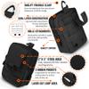 IronSeals Tactical Molle Utility EDC Pouch Nylon Waist Belt Bag Camping Hiking Organizer Pouch Phone Holster for iPhone 17 Pro Max/16 Pro Max/16 Pro/15 Pro Max/14 Pro Max/13 Pro Max/12 Pro Max, Large view 2