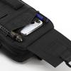 IronSeals Tactical Molle Utility EDC Pouch Nylon Waist Belt Bag Camping Hiking Organizer Pouch Phone Holster for iPhone 17 Pro Max/16 Pro Max/16 Pro/15 Pro Max/14 Pro Max/13 Pro Max/12 Pro Max, Large view 4