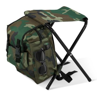 Backpacks with Stool Camping Chair Stool with Bag Camouflage Portable Camping Stool Portable Backpack Chair Ultralight Fishing Backpack Folding Chair Beach Chair Fishing Chair Folding Stool 34 X 29