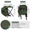 Backpacks with Stool Camping Chair Stool with Bag Camouflage Portable Camping Stool Portable Backpack Chair Ultralight Fishing Backpack Folding Chair Beach Chair Fishing Chair Folding Stool 34 X 29 view 3