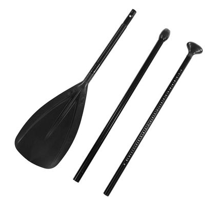 PZLVAME Surfboard Paddle, Aluminum Alloy Detachable Adjustable 3 Part SUP Stand Up Paddle Board Fashionable T Shape Handle for Surfing Surfboard Black,Easy to Carry