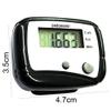 3Pcs Portable Counter Mini Digital LCD Pedometer Sports Walking Running Step Counter Meter Walking Distance Miles,Exercise Time, Calorie Counter, Daily Target Monitor,Electronics and Gadgets,Red view 3