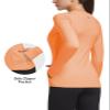 baleaf Thermal Shirts for Women Long Sleeve Fleece Tops Apricot S view 4