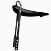 Bike Saddle Seat Banana Bicycle Seat with Short Low Back Sissy Bar Back Support Long Bike Seat Bicycle for Re-New Improvement Kit Parts Replacement (Saddle Long Seat Black) view 1
