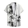 Vintage Men's Short-Sleeved Shirt Chinese Style Mens Top Loose Casual Shirt B48SA6F24111CF S view 1