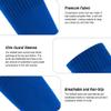 Ukontagood 4 Pairs Leg Sleeves for Soccer Socks, Shin Guard Sleeves to Accompany Anti-Slip Socks, Soccer Sleeve Socks for Youth Adults (Blue) view 2