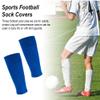 Ukontagood 4 Pairs Leg Sleeves for Soccer Socks, Shin Guard Sleeves to Accompany Anti-Slip Socks, Soccer Sleeve Socks for Youth Adults (Blue) view 3