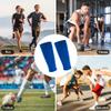 Ukontagood 4 Pairs Leg Sleeves for Soccer Socks, Shin Guard Sleeves to Accompany Anti-Slip Socks, Soccer Sleeve Socks for Youth Adults (Blue) view 4