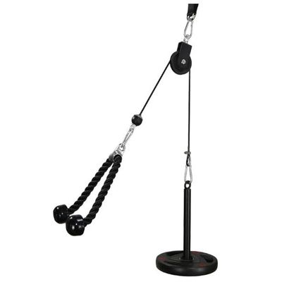 Eleeferri Weight Pulley System Cable for Pull Down and Lift Machine Pulley Attachment for Triceps Pull Down, Biceps Curl, Back, Forearm, Shoulder Home Gym Equipment