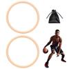 Jeorywoet Patella Band 2Pcs 2.95inch High Compression Elastic Silicone Patella Knee Strap with Storage Bag Knee Bands for Basketball Soccer Running Tendonitis, Knee Tendonitis Strap view 1