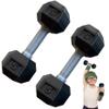 2 Pcs Dumbbells for Baby Mini 1.8x4.7 In Silicone Hand Weight Lifting Set for Fitness Exercise Funny Sport Toys for Toddlers (Black), Kids Dumbbells Set view 4