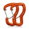 Travel Bird Heavy Duty Carabiner Clip Hook 8KN (1763 lbs), 2 PCS Ultra-Light Aluminum Caribeaners with Double Door D Ring Shape, for Hammock, Camping, Hiking, Backpacking, Dog Leash, Keychain Clip view 1