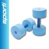 Sporti Aquatic Fitness Medium Dumbbells Water Weights - Blue view 3