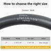 2-PCS 27x1 1/4 Heavy Duty Bike Tubes AV32mm Schrader Valve 27x1 3/8 Bicycle Tubes 28/35-630 Inner Tubes Compatible with 27x1  27 x 1 3/8 27x1 3-8 28-630 35-630 Bike Bicycle Tire Tubes view 2