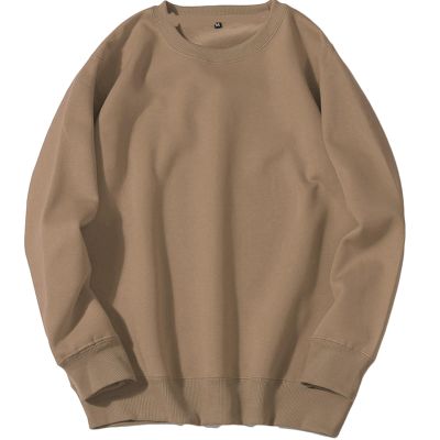 Sweatshirt for Men 2024 Fashion Cotton Long Sleeve Crewneck Sweatshirts Casual Lightweight Solid Workout Gym Pullover Prime Early Access Deals Workout Sweatshirts for Men Brown L