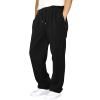 Cargo Workout Pants for Men Men's Cargo Hiking Pants Black Work Cargo Pants Men Elastic Waist Cargo Pants view 1