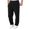 Cargo Workout Pants for Men Men's Cargo Hiking Pants Black Work Cargo Pants Men Elastic Waist Cargo Pants view 2