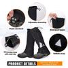 Lixada Leg Gaiter Waterproof Tear-Resistant for Adults, Mens Hiking Leg Warmers Adjustable Winter Shoe Cover Foot Protection Guard for Skiing Hunting Camping Backpacking Traveling view 2