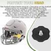 Football Helmet Thumb Screws Substitute for Riddell Speedflex Youth Football Helmet Chinstrap Screws, Effective Stabilization Riddell Speedflex Chinstrap Reduces Side Impact, 4PCS view 4