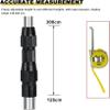 NUHGFTYBF Fitness Vertical Jump Tester, Portable Jumping Trainer Physical Training Pole for School Students, Sports Basketball Measuring Device 4ft-9.8ft view 4