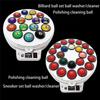 Automatic Pool Ball Cleaner/Snooker Cleaner,16/22 Billiard Maintenance Cleaning Machine,Billiard Cleaning Machine,for Billiards Ball Set,Billiard Club, Billiard Table,16Balls view 3