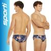 Sporti Catalyst Swim Brief - Athletic Swimsuit Short Training Bathing Suit for Swimmers - Competition Pool Training Swimwear for Men - Navy/Orange - 42 view 2