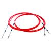 Marine Outboard Red Throttle and Shift Cables 16FT 2pcs/set For Yamaha 703 Side Mounted Control Box 33c and For Suzuki Honda Tohatsu. view 2