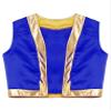 FEESHOW Kids Boys Arabian Prince Vest Open Front Waistcoat Halloween Performance Fancy Party Dress Up Royal Blue 16 Years view 1