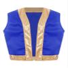 FEESHOW Kids Boys Arabian Prince Vest Open Front Waistcoat Halloween Performance Fancy Party Dress Up Royal Blue 16 Years view 3