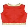 FEESHOW Kids Boys Arabian Prince Vest Open Front Waistcoat Halloween Performance Fancy Party Dress Up Red 6 Years view 2