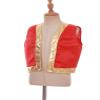 FEESHOW Kids Boys Arabian Prince Vest Open Front Waistcoat Halloween Performance Fancy Party Dress Up Red 6 Years view 4